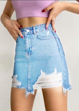 Amelie's - Τζιν Φούστα Simple