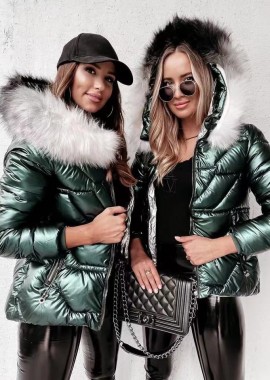 Amelie's - Μπουφάν Lesly Πράσινο