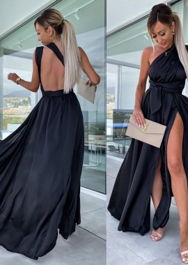 Amelie's - Maxi Πολυμορφικό Φόρεμα Μαύρο