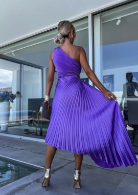 Amelie's - Midi Φόρεμα Iris Μωβ