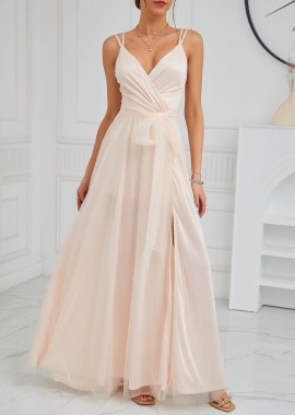 Amelie's - Φόρεμα Ralpar Μπεζ