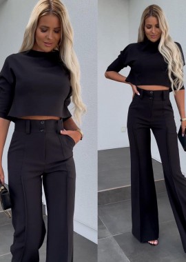 Amelie's - Σετ Παντελόνι Top Aria Μαύρο