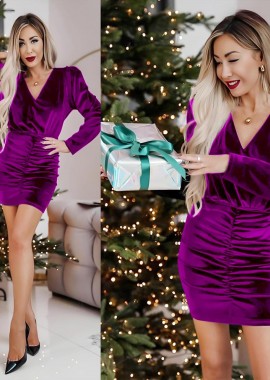 Amelie's - Φόρεμα Jiter Magenta