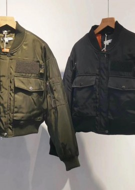 Amelie's - Bomber Jacket Joyce Μαύρο