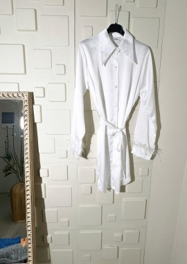 Amelie's - Πουκαμίσα Feather Λευκή