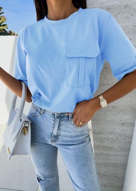 Amelie's - Tshirt Marsali Σιελ