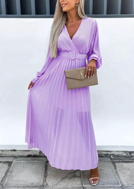 Amelie's - Φόρεμα Πλισέ Damian Λιλά