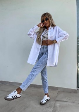 Amelie's - Πουκάμισο Jank Λευκό