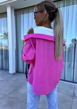 Amelie's - Πουκάμισο Μπλούζα Admi Φουξ