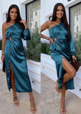 Amelie's - Φόρεμα Nerv Πετρόλ