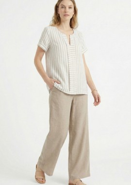 Anna Raxevsky - ΜΠΕΖ ΠΑΝΤΕΛΟΝΑ LINEN-LOOK