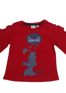 ©DISNEY - ©DISNEY ΠΑΙΔΙΚΗ ΜΠΛΟΥΖΑ MINNIE 1526 - κόκκινη ΚΟΚΚΙΝΟ