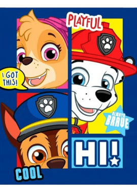 NICKELODEON - NICKELODEON PAW PATROL ΒΡΕΦΙΚΗ ΠΑΙΔΙΚΗ FLEECE ΚΟΥΒΕΡΤΑ 100×140 1595 – μπλε
