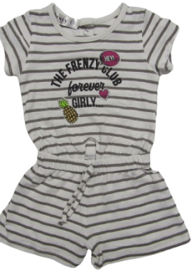 FRENZY STYLE - FRENZY STYLE ΠΑΙΔΙΚΗ ΟΛΟΣΩΜΗ ΦΟΡΜΑ ΣΟΡΤΣ 0897 - λευκό ΛΕΥΚΟ