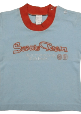 VICTORIA - VICTORIA ΠΑΙΔΙΚΟ ΚΟΝΤΟΜΑΝΙΚΟ T-SHIRT 1059 – γαλάζιο ΓΑΛΑΖΙΟ