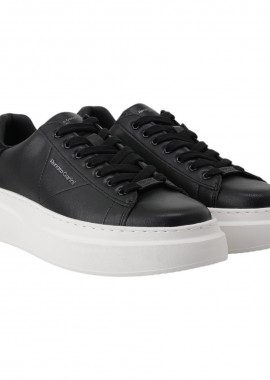 Renato Garini - Renato Garini Ανδρικά παπούτσια Sneakers 700-110 Μαύρο Καστόρι W5700110373F
