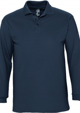 - Ανδρικό πόλο πικέ Winter II SOLS 11353 Denim