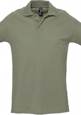 - Ανδρικό πόλο πικέ Spring II SOLS 11362 Khaki