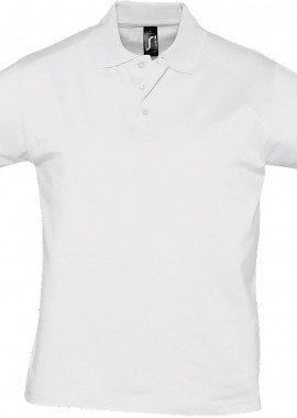- Ανδρικό πόλο Prescott Men SOLS 11377 White