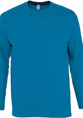 - Μακρυμάνικο T-Shirt Monarch SOLS 11420 Aqua