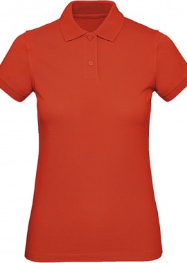 - Γυναικειο Μπλουζακι Polο Inspire Organic B & C PW440 Fire Red