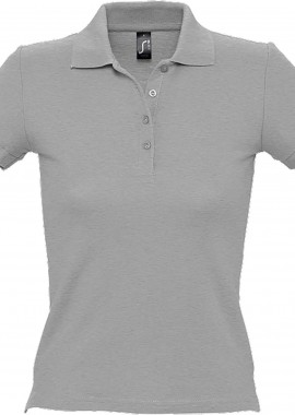- Γυναικείο πόλο πικέ People SOLS 11310 Grey Melange
