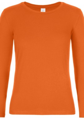 - Γυναικείο μακρυμάνικο T- Shirt B & C TW08T Urban Orange