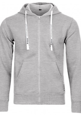 - Ζακέτα φούτερ Remo Stenso Gray Melange