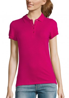- Γυναικείο πόλο πικέ Passion SOLS 11338 Fuchsia