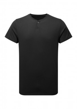 - Ανδρικό T-shirt με κουμπί PREMIER PR219 Comis Black