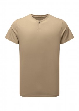 - Ανδρικό T-shirt με κουμπί PREMIER PR219 Comis Khaki