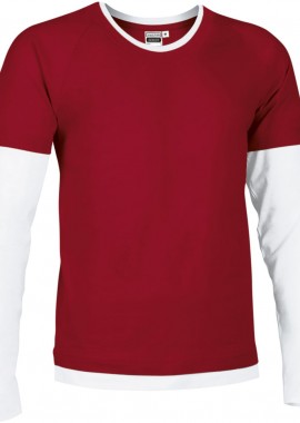 - T-Shirt DENVER Valento CAVADENRB Lotto Red-White