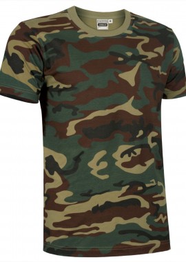 - T-Shirt JUNGLE Valento CAVACAMCM Woodland Camouflage