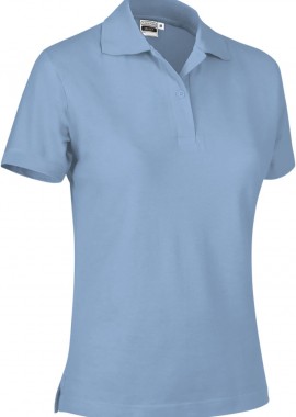 - Γυναικείο Κοντομάνικο Polo Shirt VALLEY Valento POVATOMCL Sky Blue