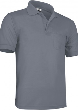 - Κοντομάνικο Polo Shirt HAWK Valento POVATOBGP Cement Grey