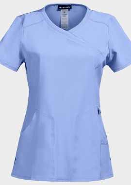 - Γυναικεία ιατρική μπλούζα WRAP CKE2625A CHEROKEE 08001882 Blue