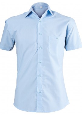 - Ανδρικό κοντομάνικο πουκάμισο CAMISA BEUNIQUE 90606005 Blue