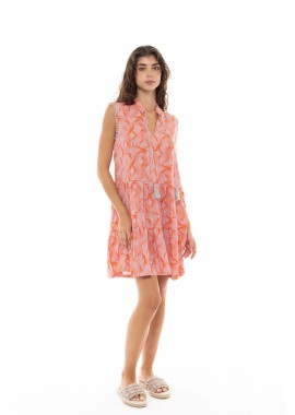 Mega Bazaar - Mega Bazaar - Γυναικείο Φόρεμα PINK LABEL