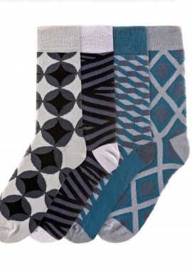 Black & Parker Socks - Black & Parker Socks - Ανδρικό Σετ Κάλτσες Red Screes