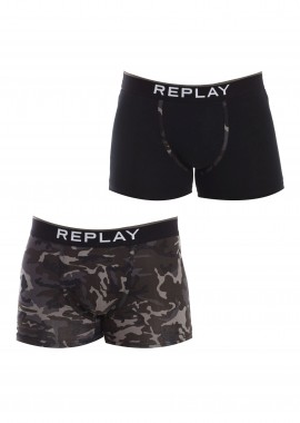 Branded Men's Underwear - Branded Men's Underwear - Σετ Ανδρικά Μποξεράκια 2 τμχ Replay