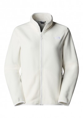 NORTH FACE - ΓΥΝΑΙΚΕΙΟ ΦΟΥΤΕΡ ΖΑΚΕΤΑ FLEECE THE NORTH FACE GLACIER ΚΑΝΟΝΙΚΗ ΓΡΑΜΜΗ ΕΚΡΟΥ