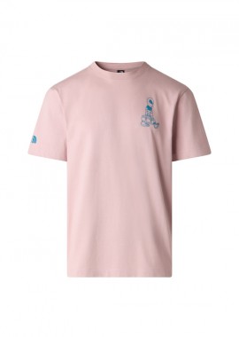 NORTH FACE - ΑΝΔΡΙΚΟ T-SHIRT THE NORTH FACE ALIEN ΚΟΝΤΟΜΑΝΙΚΟ ΡΟΖ