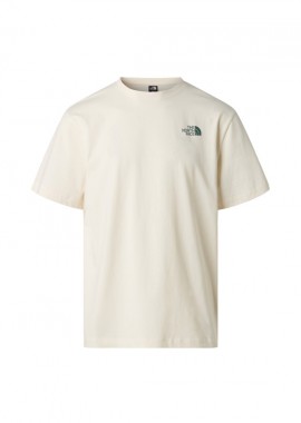 NORTH FACE - ΑΝΔΡΙΚΟ T-SHIRT THE NORTH FACE RETRO EARTH ΚΟΝΤΟΜΑΝΙΚΟ ΛΕΥΚΟ/ΕΚΡΟΥ