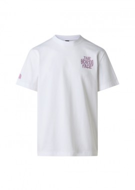 NORTH FACE - ΑΝΔΡΙΚΟ T-SHIRT THE NORTH FACE DRIP LOGO ΚΟΝΤΟΜΑΝΙΚΟ ΛΕΥΚΟ