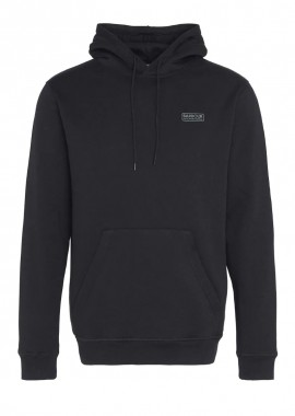 BARBOUR INTERNATIONAL - ΑΝΔΡΙΚΟ ΦΟΥΤΕΡ SMALL LOGO HOODIE BARBOUR INTERNATIONAL ΚΑΝΟΝΙΚΗ ΓΡΑΜΜΗ ΜΑΥΡΟ