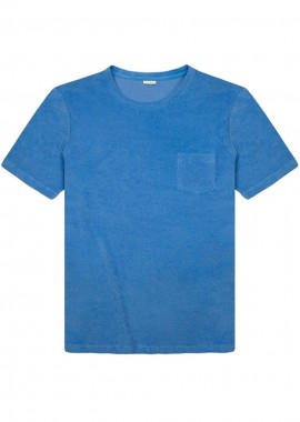 BLUEMINT - ΑΝΔΡΙΚΟ T-SHIRT ΓΑΛΑΖΙΟ ΚΑΝΟΝΙΚΗ ΓΡΑΜΜΗ