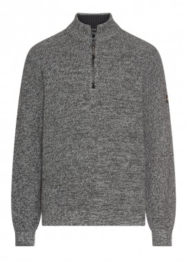 CAMEL ACTIVE - ΑΝΔΡΙΚΟ ΠΛΕΚΤΟ CAMEL ACTIVE PULLOVER TROYER ΚΑΝΟΝΙΚΗ ΓΡΑΜΜΗ ΑΝΘΡΑΚΙ