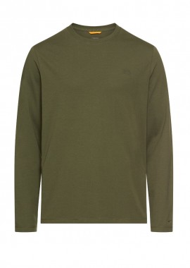 CAMEL ACTIVE - ΑΝΔΡΙΚΗ ΜΠΛΟΥΖΑ CAMEL ACTIVE T-SHIRT M.M. ΚΑΝΟΝΙΚΗ ΓΡΑΜΜΗ ΠΡΑΣΙΝΟ