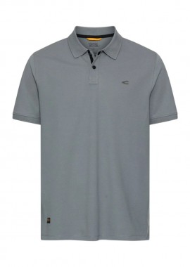 CAMEL ACTIVE - ΑΝΔΡΙΚΗ POLO ΜΠΛΟΥΖΑ CAMEL ACTIVE ΚΟΝΤΟΜΑΝΙΚΗ ΠΙΚΕ ΓΚΡΙ