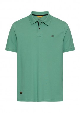 CAMEL ACTIVE - ΑΝΔΡΙΚΗ POLO ΜΠΛΟΥΖΑ CAMEL ACTIVE ΚΟΝΤΟΜΑΝΙΚΗ ΠΙΚΕ ΤΙΡΚΟΥΑΖ